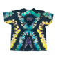 Adult XL Rainbow Peace Sign Reverse Tie Dye Shirt