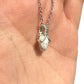 Sterling Silver | 14KT Gold Filled Mini Teardrop Howlite Wishbone Wire Wrapped Pendant