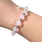 Rose Quartz Adjustable Moon/Star Crystal Bracelet