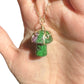 Sterling Silver | 14KT Gold Filled Ruby Zoisite Wire Wrapped Crystal Pendant