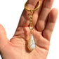 Silver | Gold Wire Wrapped Opalite Crystal Keychain