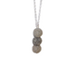 Gray Lava Stone Aromatherapy Essential Oil Diffuser Necklace
