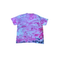 Adult 3XL Fuschia and Light Purple Scrunch Ice Dye Tie Dye Shirt
