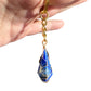 Silver | Gold Wire Wrapped Lapis Lazuli Crystal Keychain