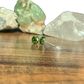 8MM Hypoallergenic Green Sparkle Epoxy Resin Earrings